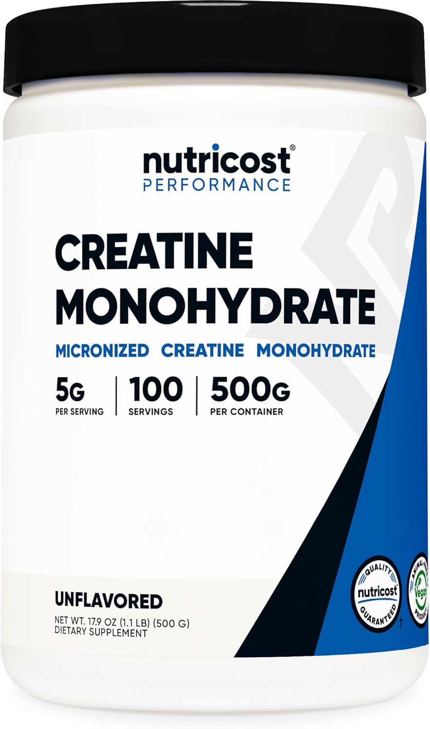Nutricost Creatine Monohydrate Micronized Powder (500g)