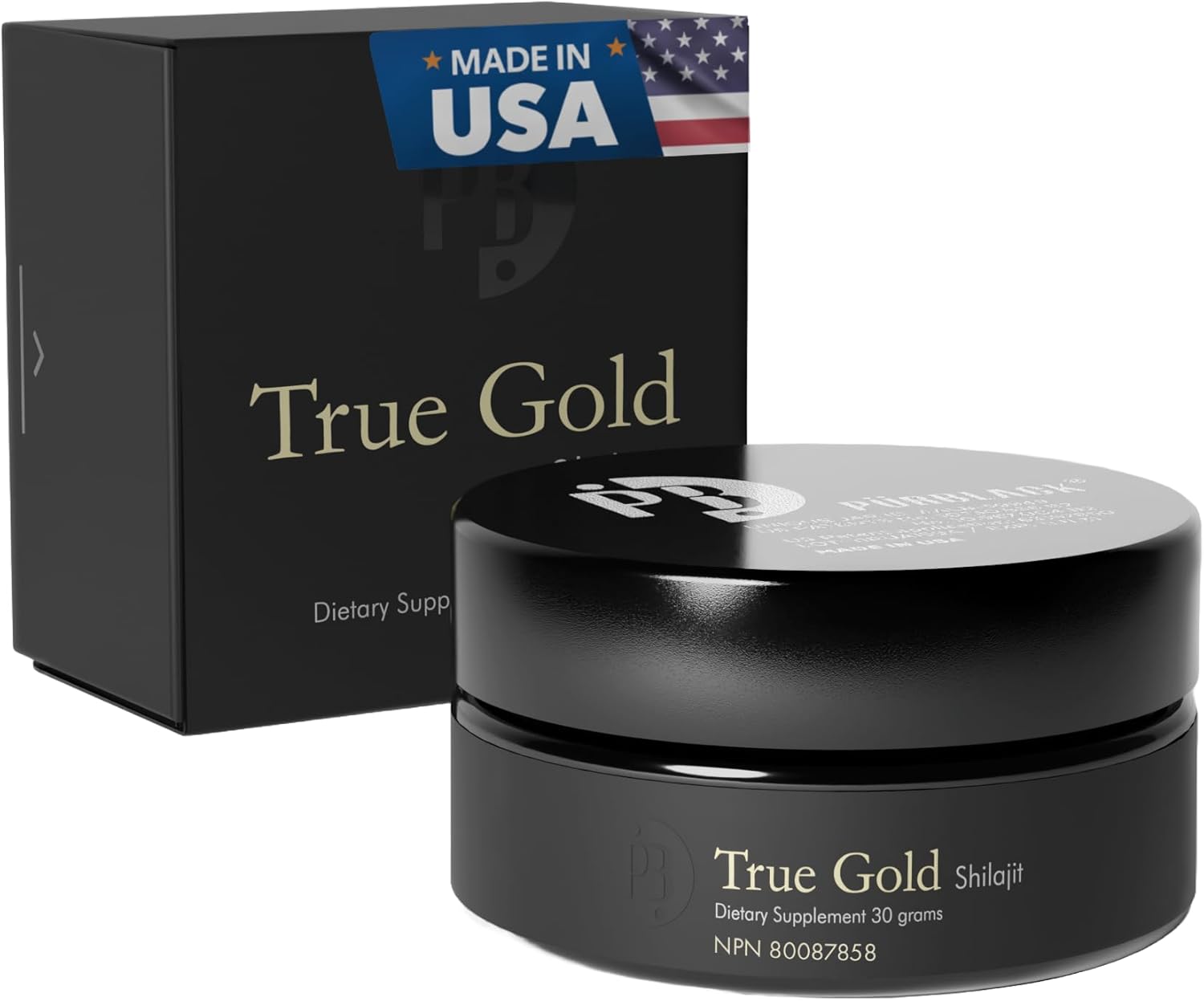 Purblack Pure Himalayan Shilajit Resin (60 servings)