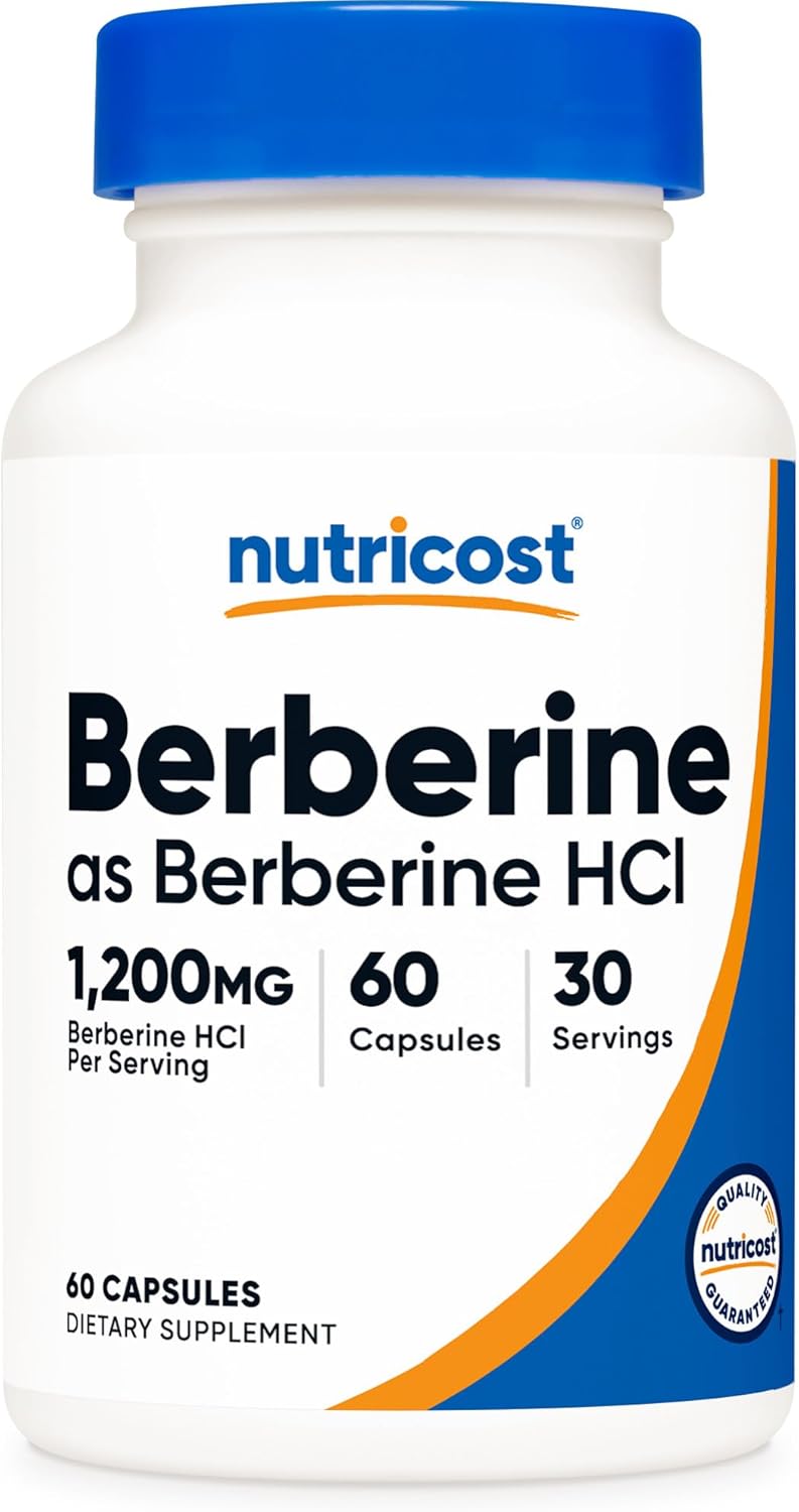 Nutricost Berberine HCl 1200 mg (60 capsules)