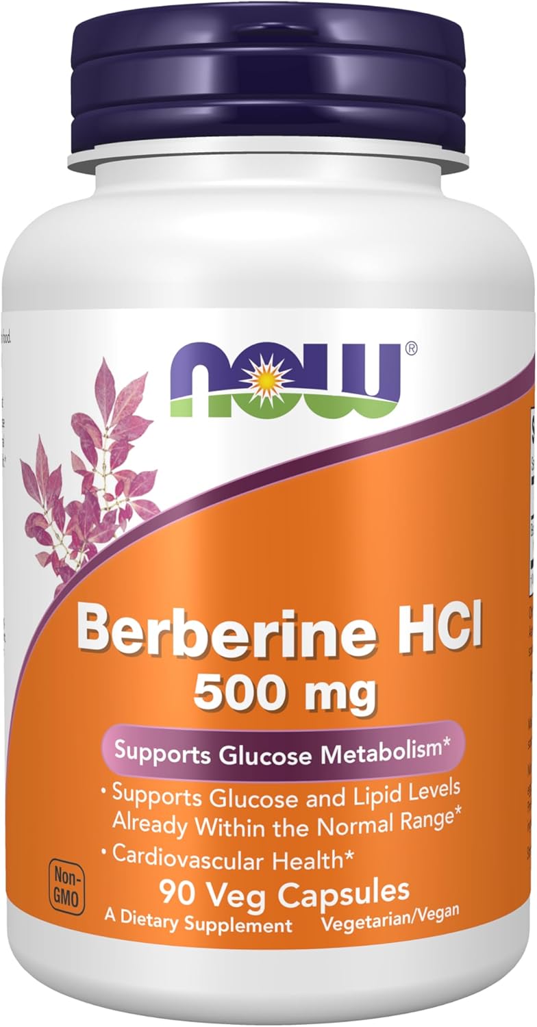 Now Foods Berberine Glucose Support 500 mg (90 capsules)